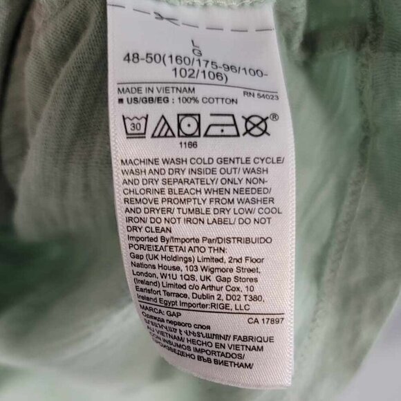 Gap tshirt in ombre colours white, peach, yellow and green. GUC - Picture 5 of 6